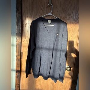 Old Navy Men's Dark Blue V-Neck Sweater